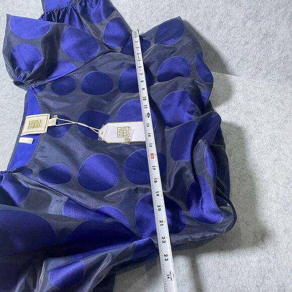 New Emily McCarthy Blue Celeste Crop Top XL Skirt XXL In Paco Two Piece Skirt - Picture 6 of 16